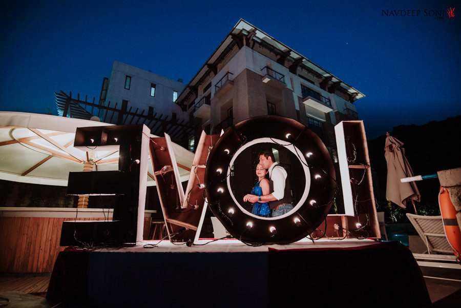 Stylized Pre Wedding Couple Shoot - Oxford Golf Club Resort Pune