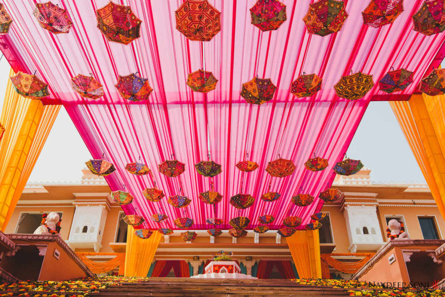 Wedding Decor - Upside Hanging Umbrella