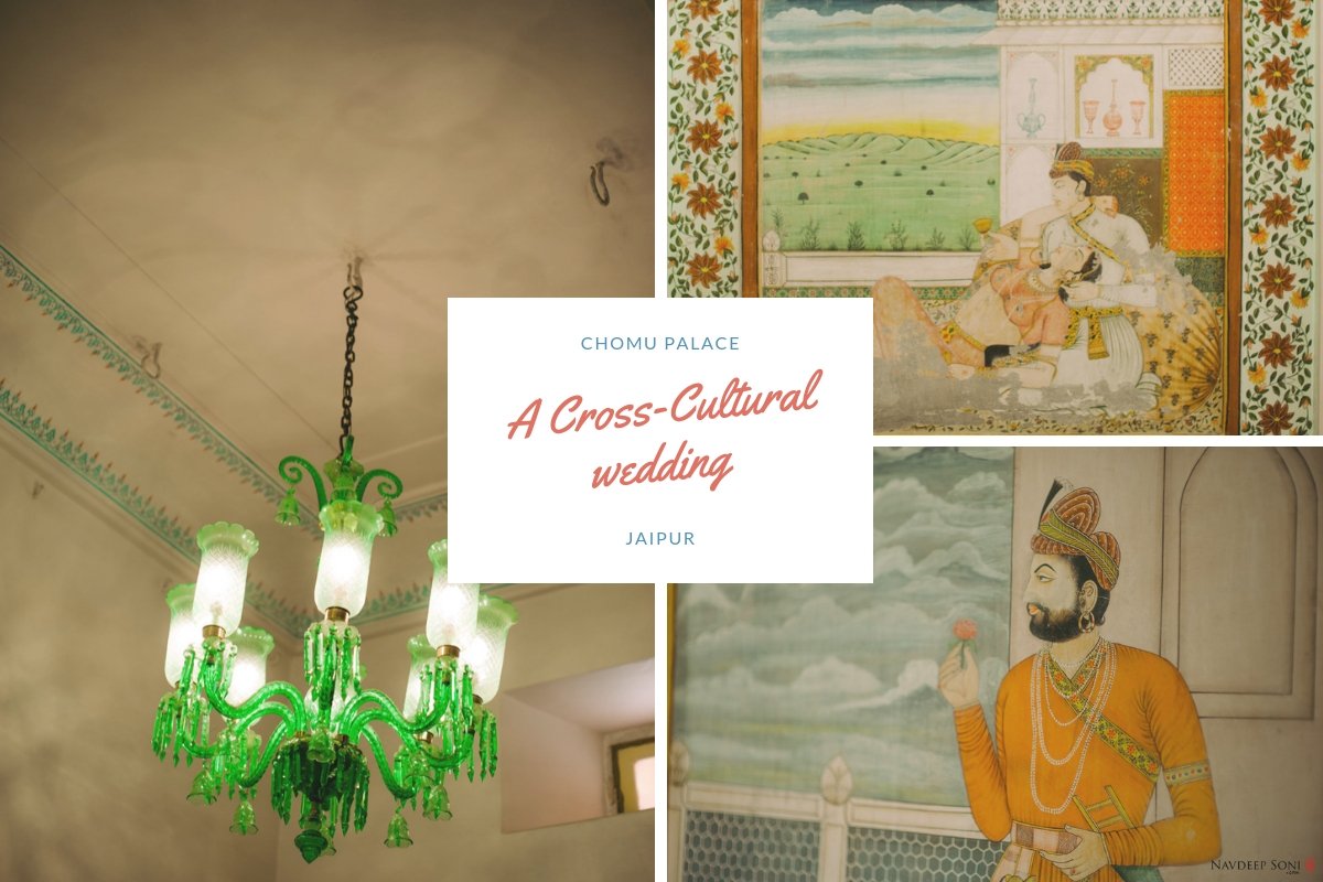 Cross Cultural Indian Wedding Chomu Palace Jaipur