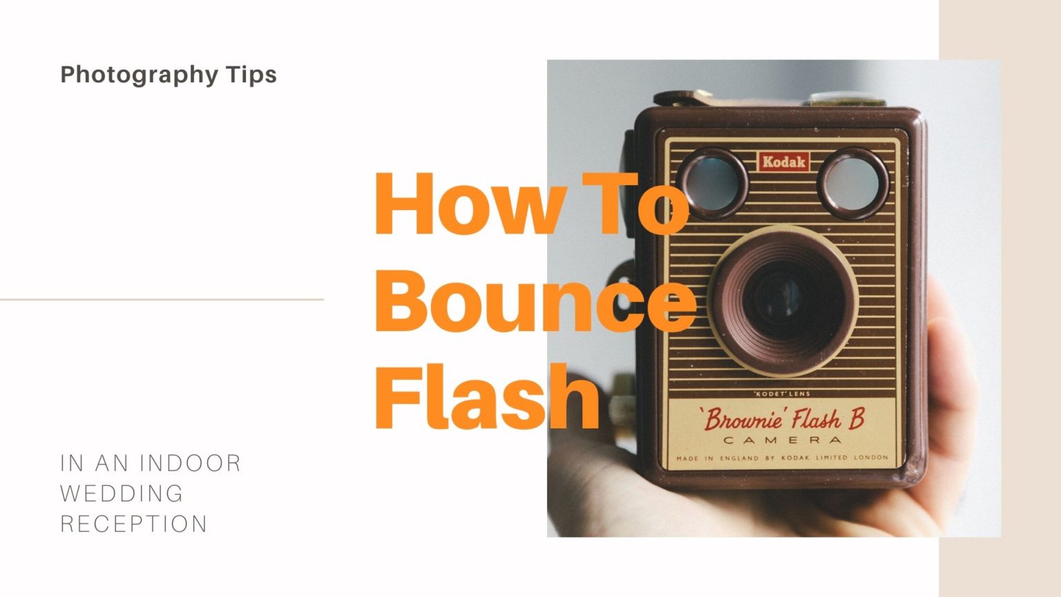 How to Bounce Flash in an Indoor Wedding Reception? (July 2024)