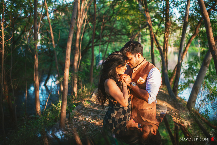 Pre-Wedding Shoot Botanical Garden at Hyderabad