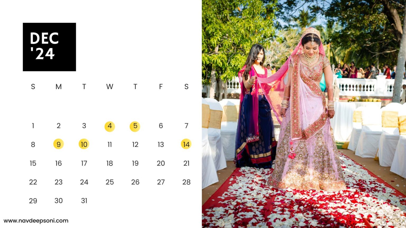 Auspicious Hindu Wedding Dates in 2024 (Astrology)